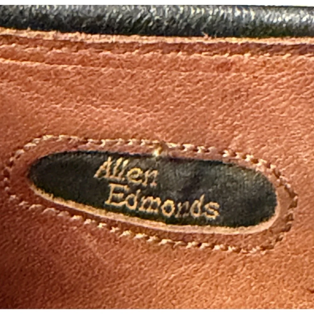 Allen Edmonds Park Avenue Burgundy Cap Toe Oxford Leather Dress Shoes Size 8.5D
